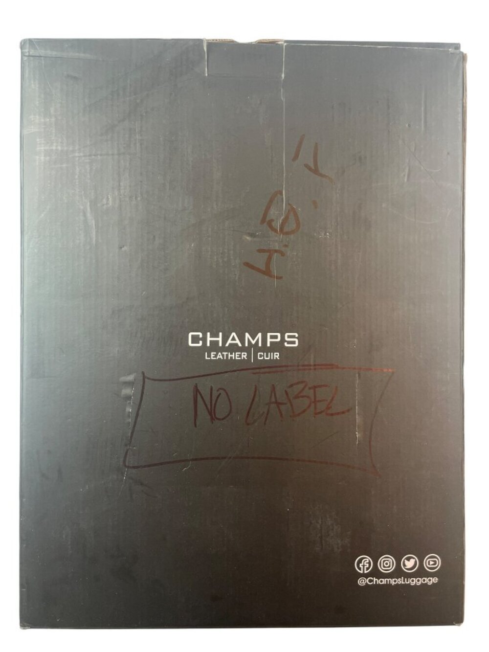 Champs Leather Black Tote Bag RFID Protection LCB-507 NWT - Picture 12 of 12